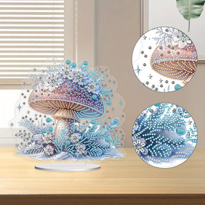 Mushroom 5D DIY Diamond Art Tabletop Decorations Handmade Delicate Desktop Decor