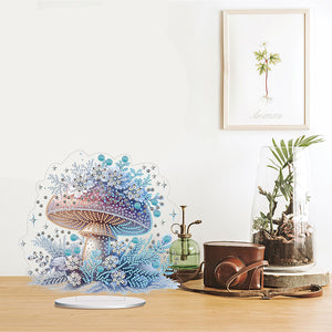 Mushroom 5D DIY Diamond Art Tabletop Decorations Handmade Delicate Desktop Decor