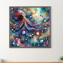 Load image into Gallery viewer, Glass Pattern Octopus 40*40CM(Canvas) Full Round Drill Diamond Painting
