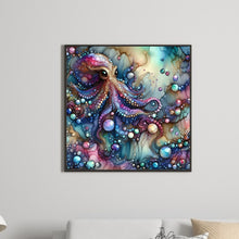 Load image into Gallery viewer, Glass Pattern Octopus 40*40CM(Canvas) Full Round Drill Diamond Painting
