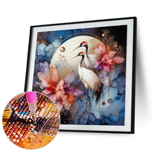 Load image into Gallery viewer, Glass Pattern Red-Crowned Crane 40*40CM(Canvas) Full Round Drill Diamond Painting
