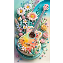 Load image into Gallery viewer, Fresh Guitar 40*70CM(Canvas) Full Round Drill Diamond Painting
