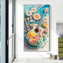 Load image into Gallery viewer, Fresh Guitar 40*70CM(Canvas) Full Round Drill Diamond Painting
