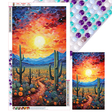 Load image into Gallery viewer, Dreamscape Cactus 40*70CM(Canvas) Full Round Drill Diamond Painting
