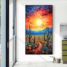 Load image into Gallery viewer, Dreamscape Cactus 40*70CM(Canvas) Full Round Drill Diamond Painting
