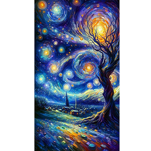 Fantasy Starry Sky 40*70CM(Canvas) Full Round Drill Diamond Painting