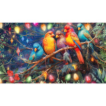 Load image into Gallery viewer, Five Parrots 70*40CM(Canvas) Full Round Drill Diamond Painting
