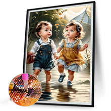 Load image into Gallery viewer, Little Girl 40*50CM(Picture) Full Square Drill Diamond Painting
