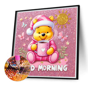 Winnie The Pooh 40*40CM(Canvas) Full Round Drill Diamond Painting