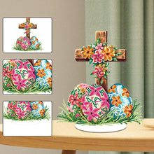 Load image into Gallery viewer, Special Shaped 5D Easter Egg Cross DIY Diamond Art Tabletop Decor Bedroom Decor
