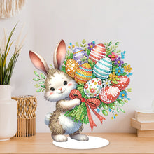 Load image into Gallery viewer, Special Shaped 5D Easter Egg Rabbit Diamond Art Tabletop Decor Home Office Decor

