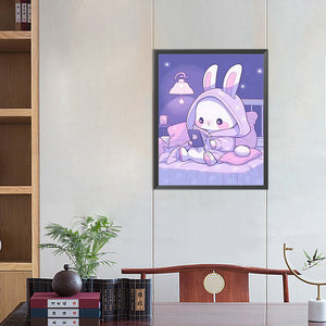 Cute Bunny 40*50CM(Picture) Full Square Drill Diamond Painting