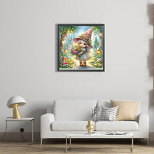 Load image into Gallery viewer, Little Girl Giving Flowers In Spring 40*40CM(Picture) Full Square Drill Diamond Painting
