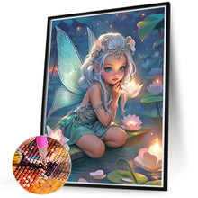 Load image into Gallery viewer, Lotus And Fairy Girl 40*50CM(Canvas) Full Round Drill Diamond Painting
