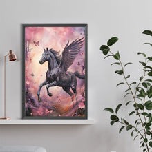 Load image into Gallery viewer, Black Pegasus 40*60CM(Canvas) Full Round Drill Diamond Painting
