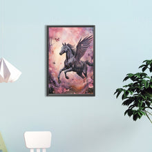 Load image into Gallery viewer, Black Pegasus 40*60CM(Canvas) Full Round Drill Diamond Painting
