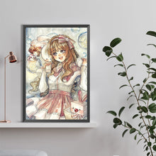 Load image into Gallery viewer, Sweet Girl 40*60CM(Canvas) Full Round Drill Diamond Painting
