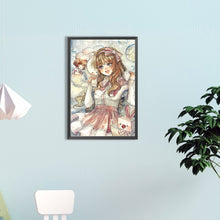 Load image into Gallery viewer, Sweet Girl 40*60CM(Canvas) Full Round Drill Diamond Painting
