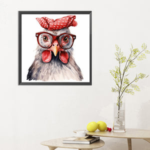 Chicken 30*30CM(Canvas) Full Round Drill Diamond Painting