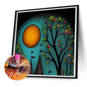 Abstract Trees 30*30CM(Canvas) Full Round Drill Diamond Painting