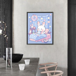 Cartoon Bunny Room 40*50CM(Picture) Full AB Round Drill Diamond Painting
