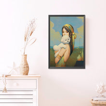 Load image into Gallery viewer, Girl Holding Puppy 40*60CM(Picture) Full AB Round Drill Diamond Painting
