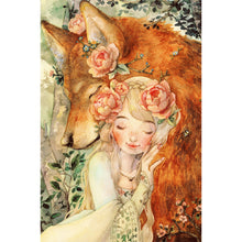 Load image into Gallery viewer, Beauty And The Beast 40*60CM(Picture) Full AB Round Drill Diamond Painting
