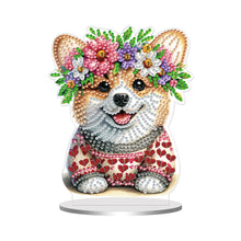 Load image into Gallery viewer, Special Shape Single-Side 5D DIY Shiba Inu Puppy Diamond Art Tabletop Home Decor
