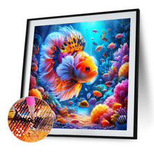 Load image into Gallery viewer, Black Spotted Betta 30*30CM(Canvas) Full Square Drill Diamond Painting
