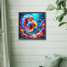 Load image into Gallery viewer, Black Spotted Betta 30*30CM(Canvas) Full Square Drill Diamond Painting
