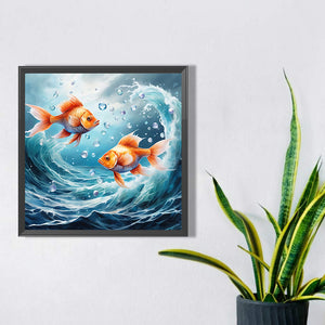 Goldfish 30*30CM(Canvas) Full Square Drill Diamond Painting