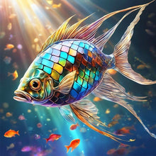 Load image into Gallery viewer, Colorful Lin Fish 30*30CM(Canvas) Full Square Drill Diamond Painting
