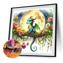 Load image into Gallery viewer, Qinglong Under The Moon 30*30CM(Canvas) Full Square Drill Diamond Painting
