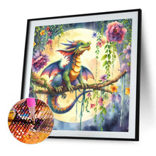 Load image into Gallery viewer, Qinglong Under The Moon 30*30CM(Canvas) Full Square Drill Diamond Painting
