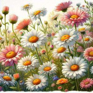 Spring Garden 30*30CM(Canvas) Full Round Drill Diamond Painting