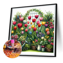 Load image into Gallery viewer, Spring Garden 30*30CM(Canvas) Full Round Drill Diamond Painting
