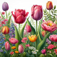 Load image into Gallery viewer, Spring Garden 30*30CM(Canvas) Full Round Drill Diamond Painting
