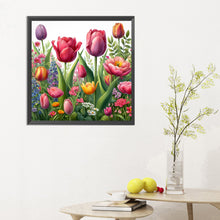 Load image into Gallery viewer, Spring Garden 30*30CM(Canvas) Full Round Drill Diamond Painting
