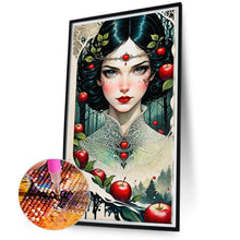 Load image into Gallery viewer, Apple Girl 40*75CM(Canvas) Full Round Drill Diamond Painting
