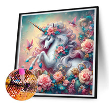 Load image into Gallery viewer, Unicorn 30*30CM(Canvas) Full Round Drill Diamond Painting
