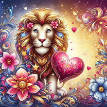 Load image into Gallery viewer, Lion 30*30CM(Canvas) Full Round Drill Diamond Painting
