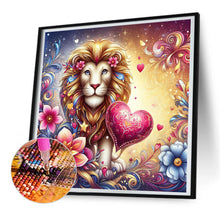 Load image into Gallery viewer, Lion 30*30CM(Canvas) Full Round Drill Diamond Painting
