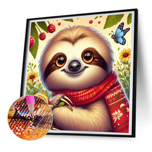 Sloth 30*30CM(Canvas) Full Round Drill Diamond Painting