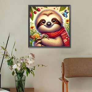 Sloth 30*30CM(Canvas) Full Round Drill Diamond Painting