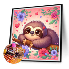 Load image into Gallery viewer, Sloth 30*30CM(Canvas) Full Round Drill Diamond Painting
