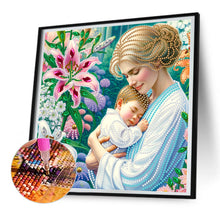Load image into Gallery viewer, Mother And Son 30*30CM(Canvas) Partial Special Shaped Drill Diamond Painting
