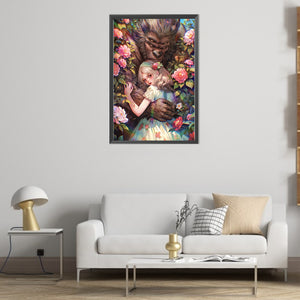 Beauty And The Beast 40*60CM(Picture) Full AB Round Drill Diamond Painting