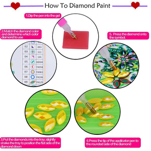 Meniscus 30*30CM(Canvas) Partial Special Shaped Drill Diamond Painting