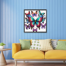 Load image into Gallery viewer, Butterfly 30*30CM(Canvas) Partial Special Shaped Drill Diamond Painting
