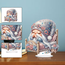 Load image into Gallery viewer, Special Shape Single-Side Acrylic Gnome Desktop Diamond Art Kit for Home Decor
